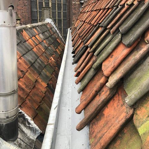 Dakgoot in Velserbroek reparatie